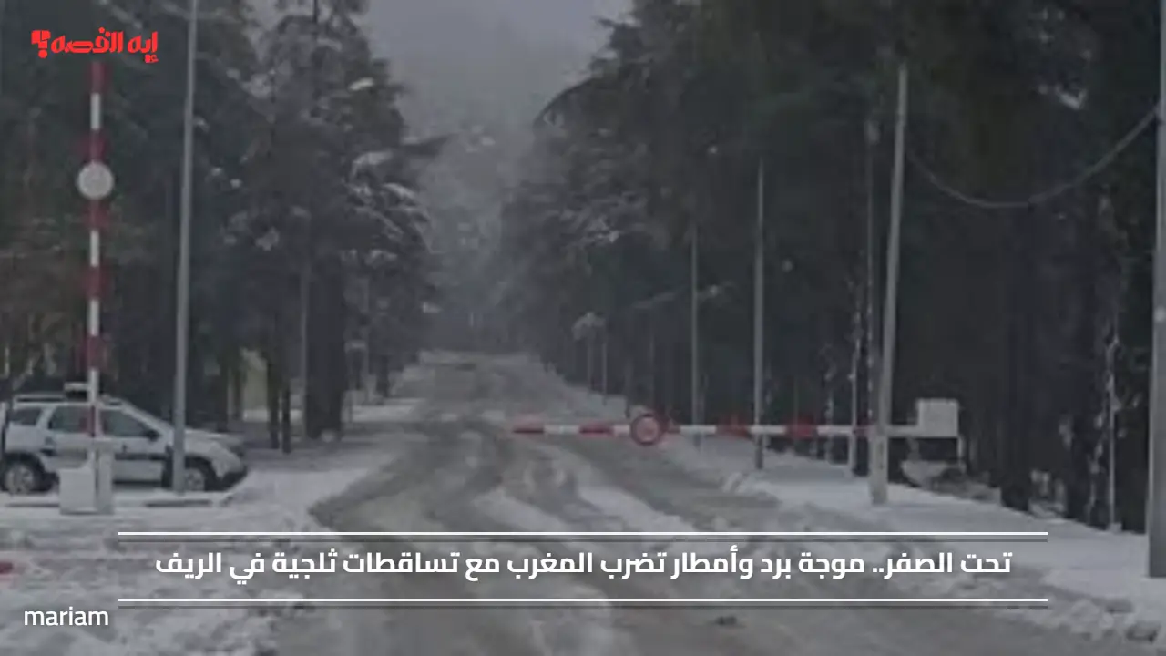 تحت الصفر.. موجة برد وأمطار تضرب المغرب مع تساقطات ثلجية في الريف